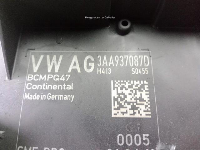 VAG 3AA937087D Блок комфорта в наличии Черновцы