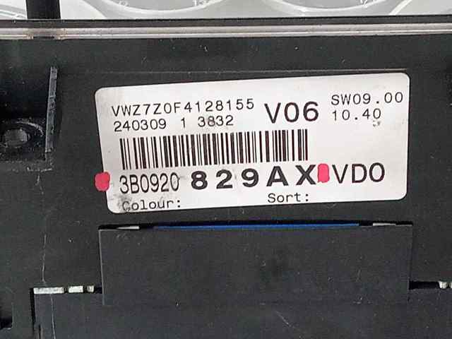 3B0920829AX Панель приборов купить Запорожье