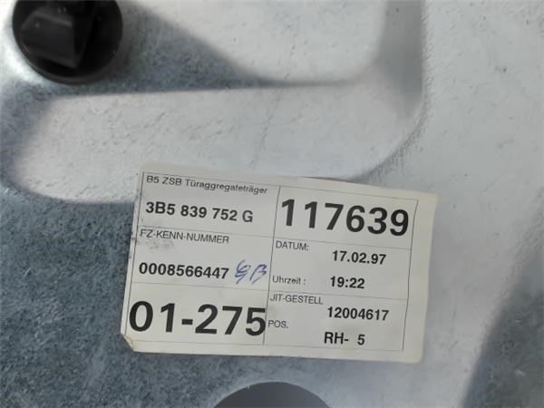 3B5839752 Механизм стеклоподъемника двери задней правой купить Николаев