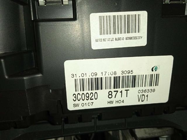 3C0920871T VAG Приборная доска (щиток приборов) купить в Николаев