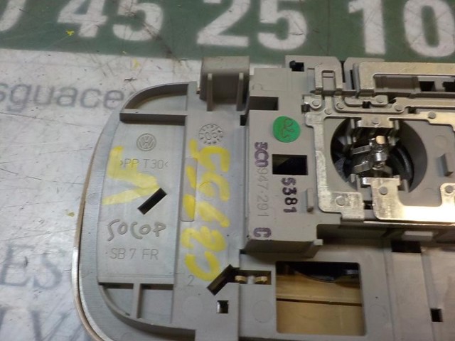 3C0947291C7G8 VAG Плафон освещения салона (кабины) задний купить в Черновцы