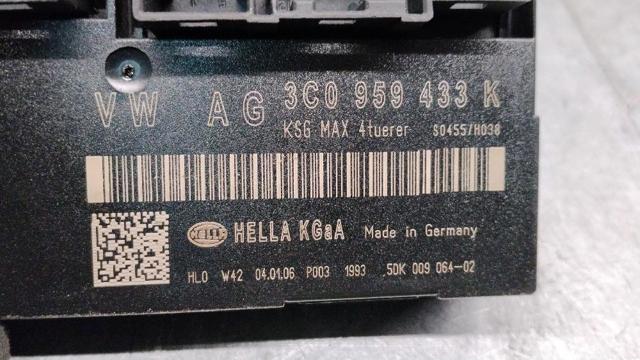 3C0959433K VAG Блок комфорта купить в Каменское