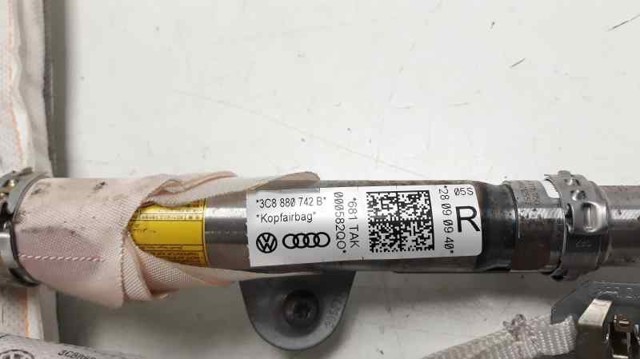 3C8880742B Подушка безопасности (AIRBAG) шторка боковая правая купить Тернополь