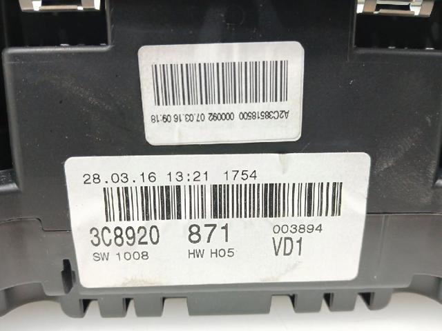 VAG 3C8920871 Приборная доска (щиток приборов) в наличии Николаев