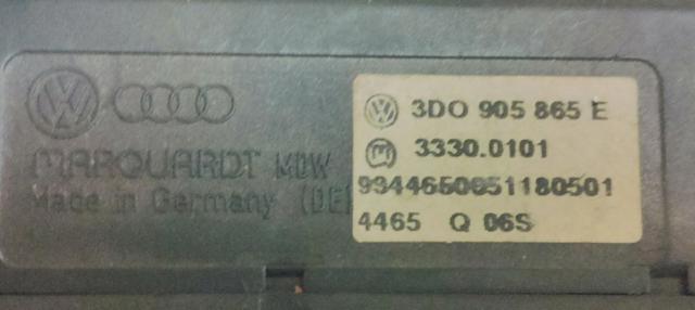 Fecho de ignição Volkswagen Touareg 1 7LA, 7L6, 7L7