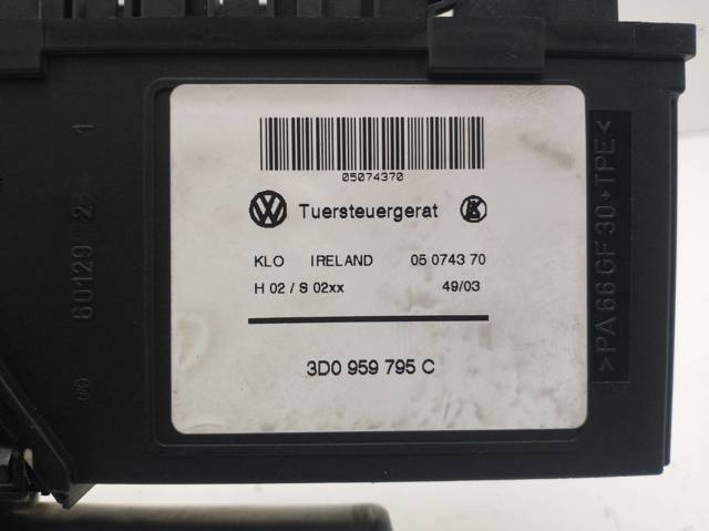 VAG 3D0959795C Мотор стеклоподъемника двери задней левой в наличии Хмельницкий