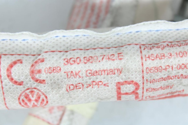 3G0880742E VAG Подушка безопасности (AIRBAG) шторка боковая правая купить в Полтава