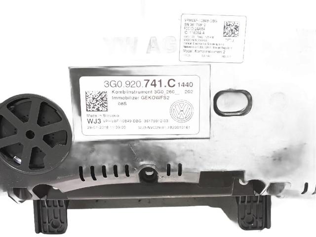 3G0920741C VAG Приборная доска (щиток приборов) купить в Одесса