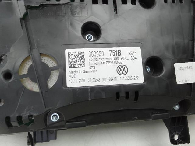 3G0920751B Приборная доска (щиток приборов) купить Сумы