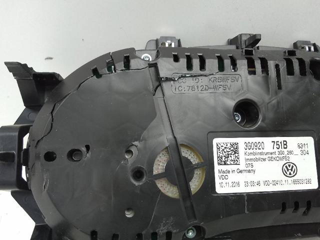 3G0920751B VAG Приборная доска (щиток приборов) купить в Павлоград