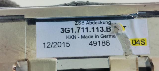 3G1711113B Ручка КПП купить Павлоград