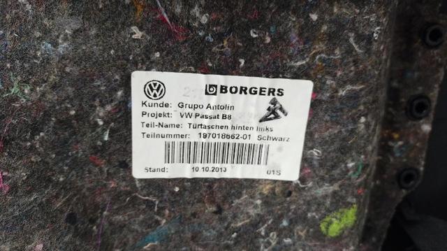3G5867211 VAG Обшивка (облицовка) внутренняя двери задней правой купить в Житомир