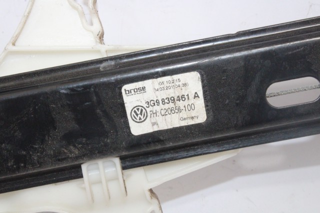 VAG 3G9839461A Механизм стеклоподъемника двери задней левой в наличии Харьков