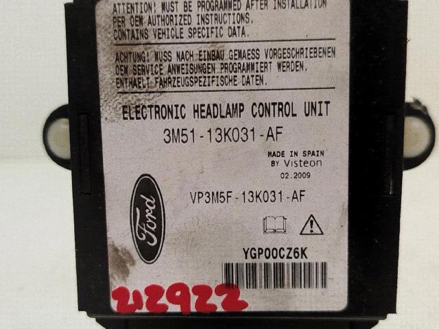 FORD 3M5113K031AF Модуль управления (ЭБУ) светом фар в наличии Черновцы
