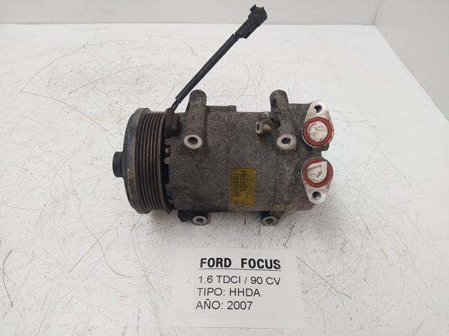 Compressor de ar condicionado para Ford Focus II 1.6 TDCI HHDA 3M5H19D629