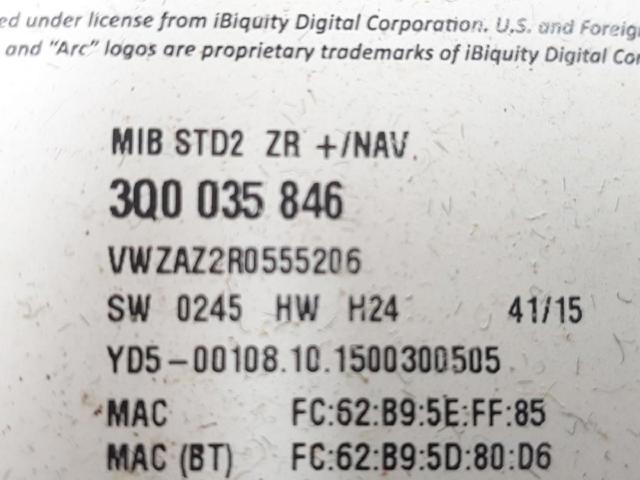 VAG 3Q0035846 Магнитола (радио AM/FM) в наличии Львов