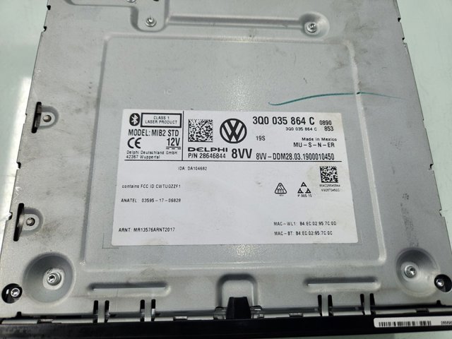 VAG 3Q0035864C Магнитола в наличии Павлоград
