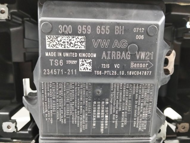 VAG 3Q0959655BH Модуль-процессор управления подушкой безопасности (ЭБУ AIRBAG) в наличии Павлоград