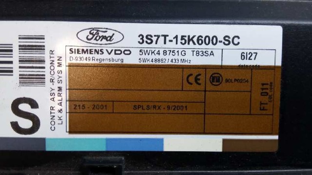 Unidade de conforto Ford Mondeo 3 BWY