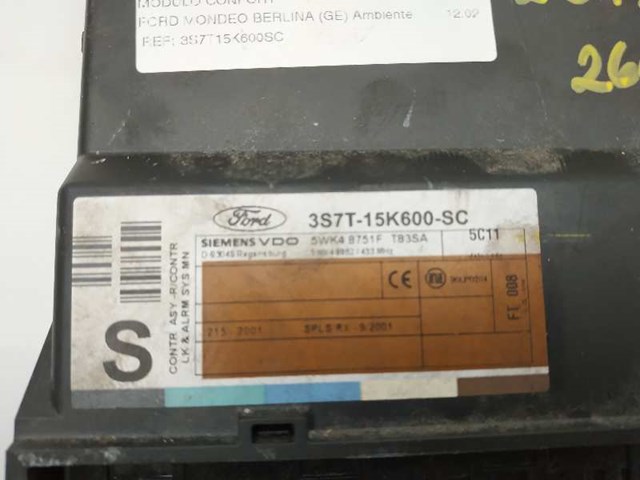 FORD 3S7T15K600SC Блок комфорта в наличии Черновцы