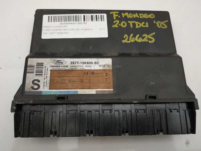 3S7T15K600SC FORD Блок комфорта купить в Харьков
