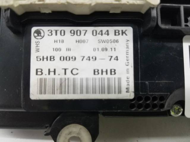 VAG 3T0907044BK Блок управления режимами отопления/кондиционирования в наличии Черновцы