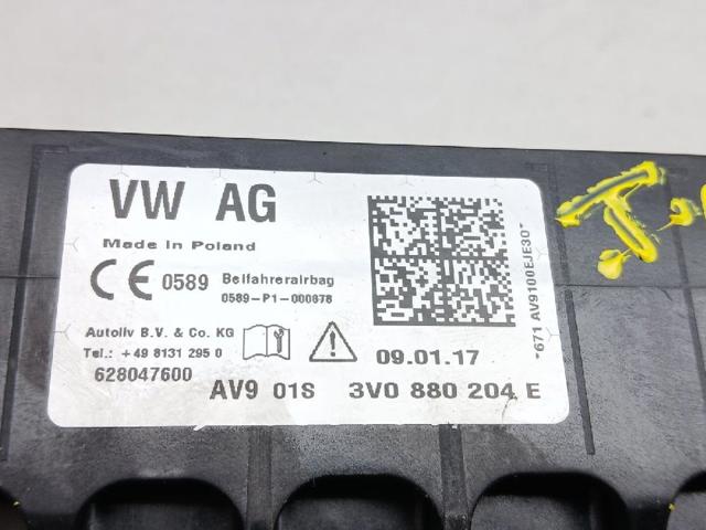 VAG 3V0880204E Подушка безопасности пассажира в наличии Запорожье