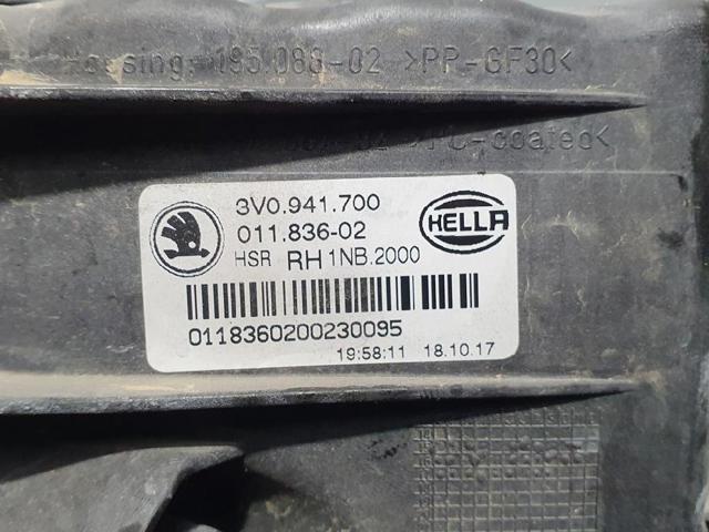 3V0941700 VAG Фара противотуманная правая купить в Каменское