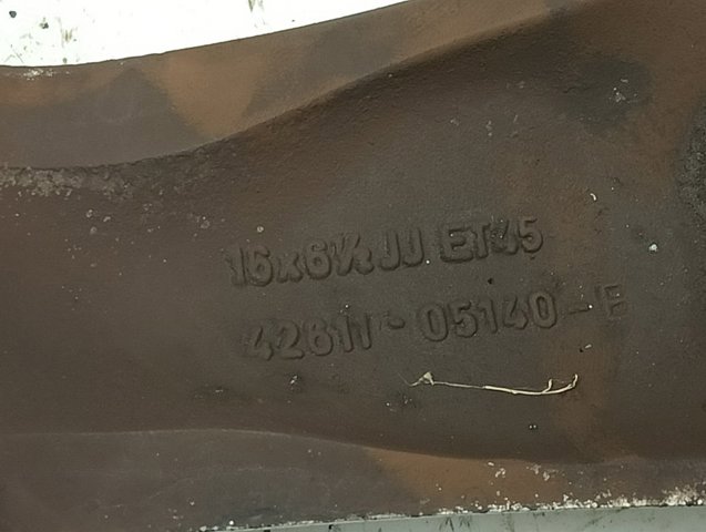 4261105140 TOYOTA Диски колесные стальные (штампованные) купить в Украина