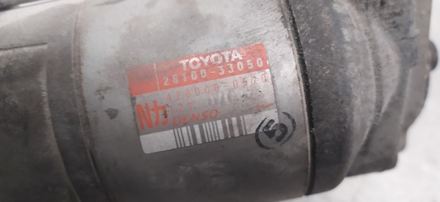 Motor de partida para Toyota Yaris 1.4 D-4D (nlp10_) 1ndtv 4280000570