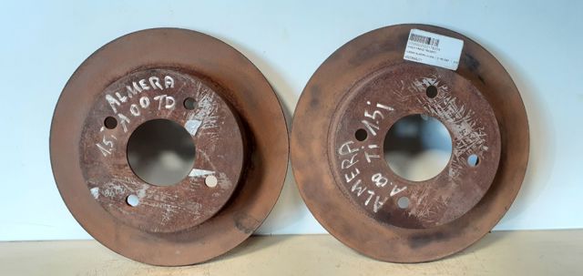 Disco do freio traseiro 4320699J01 NISSAN