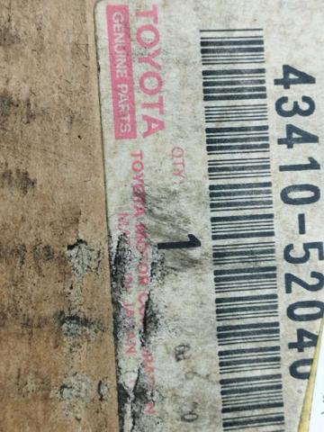 TOYOTA 4341052040 Полуось (привод) передняя правая в наличии Кривой Рог