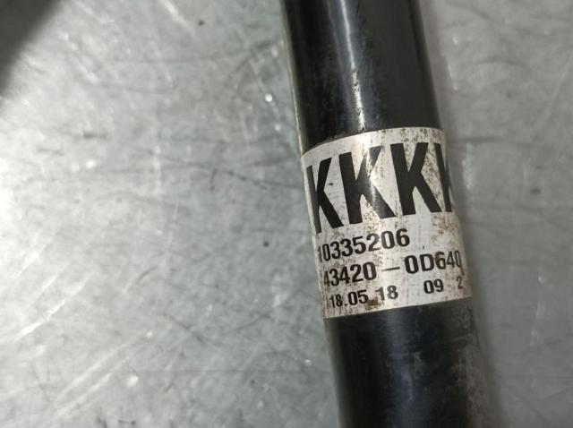 434200D640 TOYOTA Полуось (привод) передняя левая купить в Ирпень
