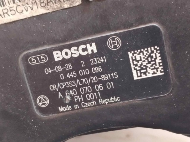 445010096 MERCEDES Насос топливный высокого давления (ТНВД) купить в Черновцы