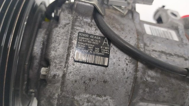 Compressor de ar condicionado para Nissan Qashqai II Off-Road, fechado 1.5 DCI K9KB410 4471606933