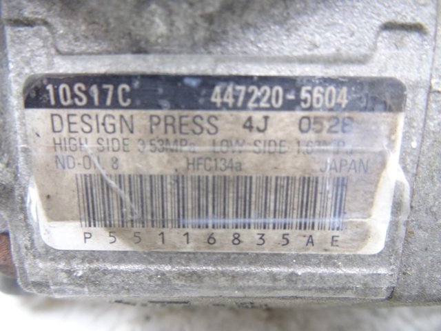 CHRYSLER 4472205604 Компрессор кондиционера в наличии Каменское