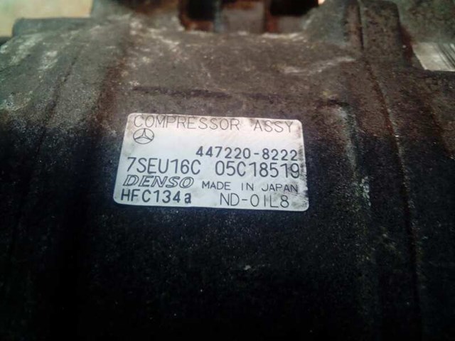 Compressor de ar condicionado para Mercedes-Benz Classe E E 270 CDI (211.016) 647961 4472208222