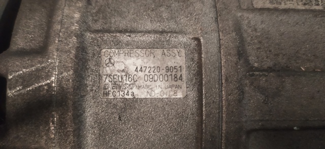 Compressor de ar condicionado para Mercedes-Benz C-Class Coupé C 220 CDI (203.706) 611962 4472209051