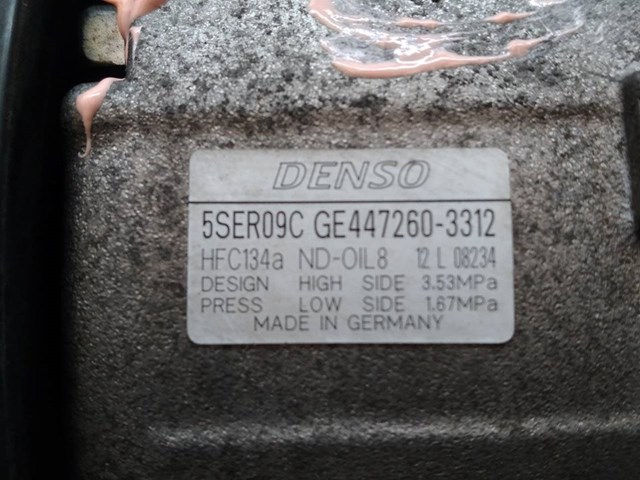 Compressor de ar condicionado para Toyota Auris (_e18_) (2012-2018) 1.4 D-4D (nde180_) 1ndtv GE4472603312