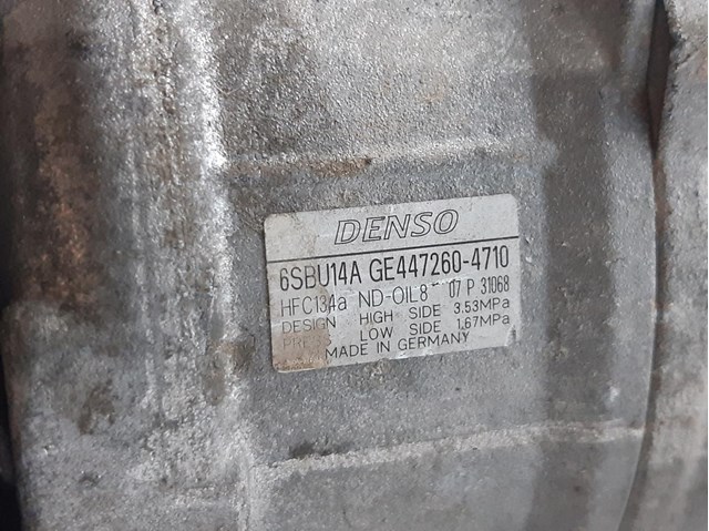 Compressor de ar condicionado para BMW 5 (F10) (2010-2014) 520 D N47D20C 4472604710