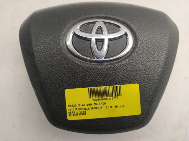 TOYOTA 451300F030B0 Подушка безопасности водителя в наличии Житомир