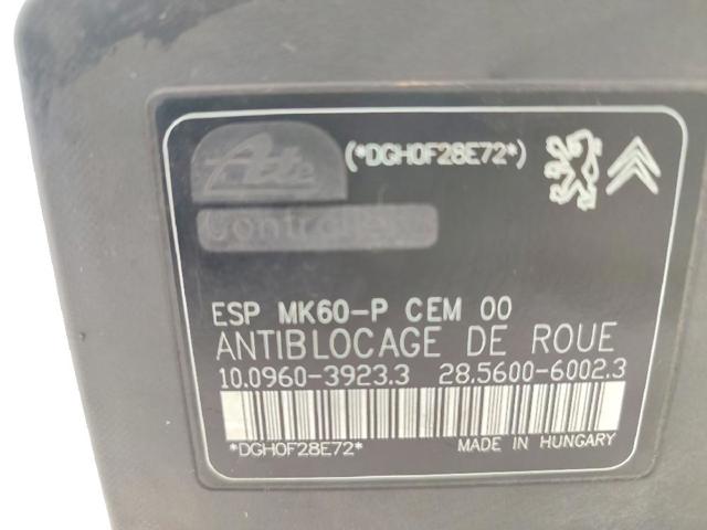 Unidade hidráulico de controlo ABS Peugeot 207 WA, WC