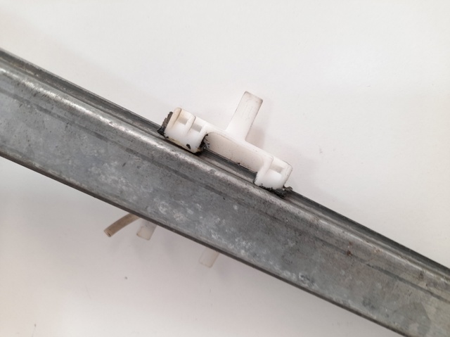 Mecanismo de acionamento de vidro da porta dianteira esquerda 46459548 FIAT