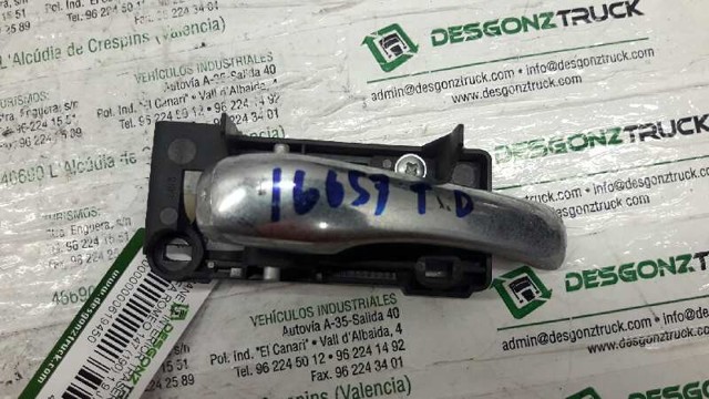 Maçaneta interna dianteira/traseira da porta direita 46736145 FIAT