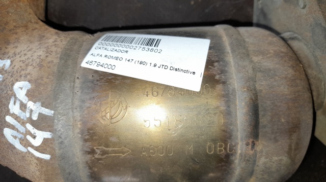 46794000 FIAT Катализатор купить в Ирпень