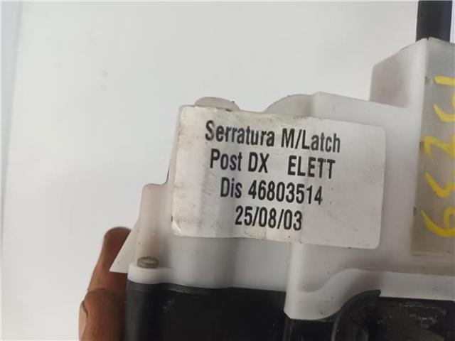 FIAT 46803514 Замок двери задней правой в наличии Полтава