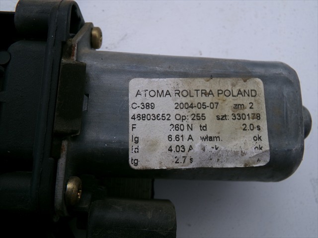 46803652 FIAT Механизм стеклоподъемника двери передней левой купить в Тернополь