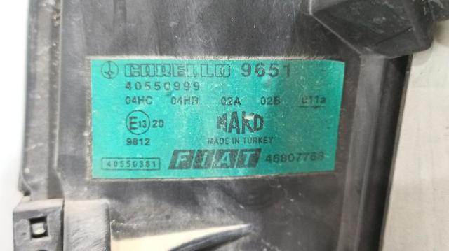 46807768 FIAT Левая фара купить в Киев