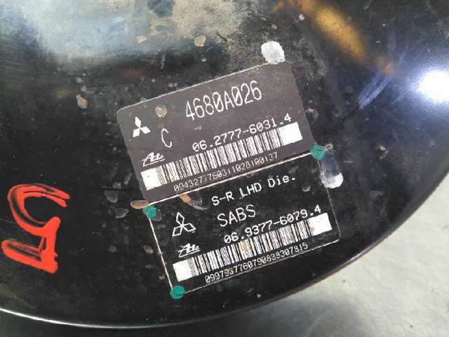 Reforçador dos freios a vácuo Mitsubishi Outlander CWW