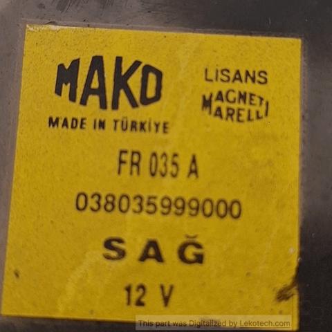 FORD 4695243 Фара правая в наличии Каменское